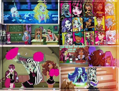 Колаж Монстер Хай ...