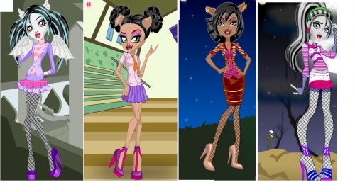 Коллаж Школа Монстров 2