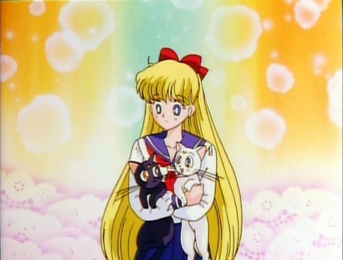 Минако,Луна и Артемис