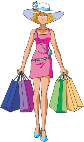 Тотали Спайс Кловер с покупками