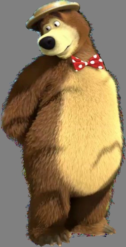 Медведь принарядился