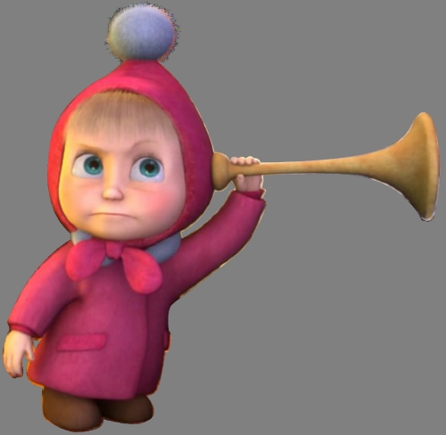 Маша слушает