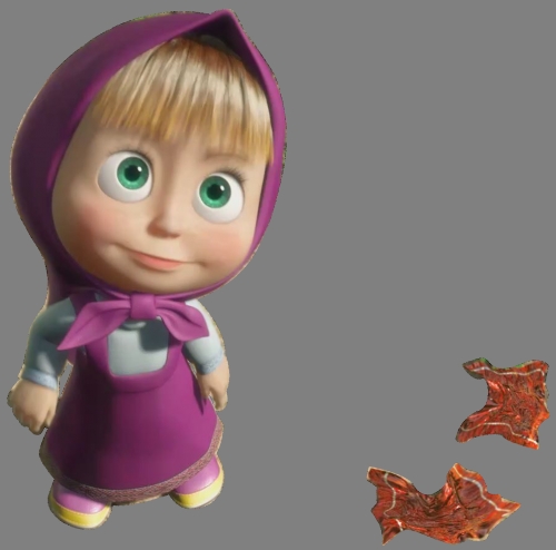 Маша, фантики от конфет и невинный взгляд