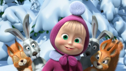 Маша и лесные жители