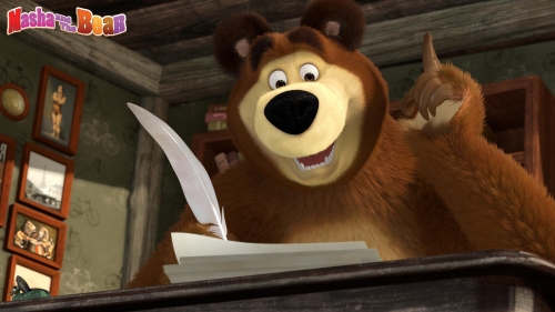 Маша и Медведь, Мишка пишет сценарий