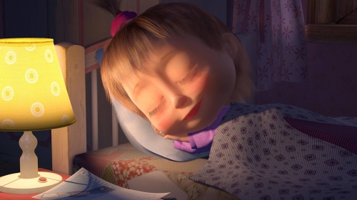 Маша сладко спит