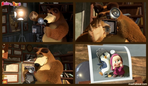 Маша и Медведь, фотография