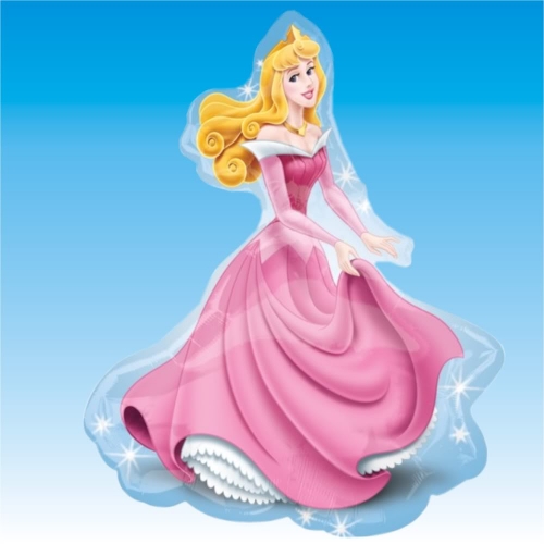 Аврора в розовом платье