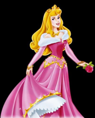 Принцесса Аврора с розой