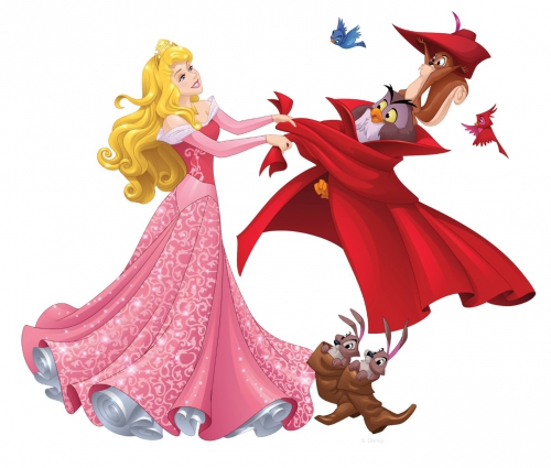 Спящая Красавица и звери в плаще принца