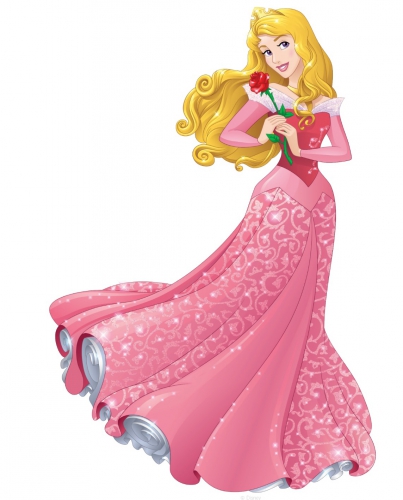Спящая Красавица Дисней, принцесса с цветком