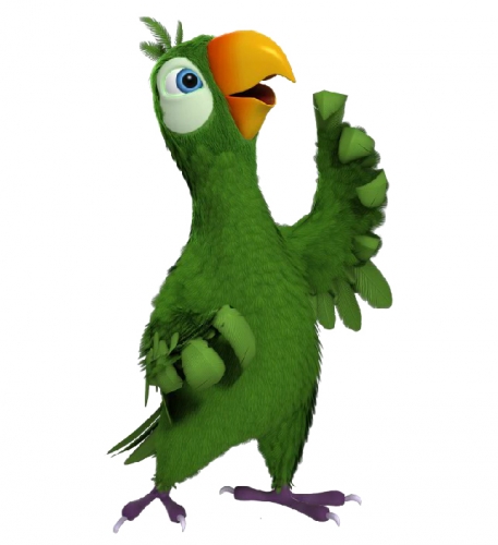 Говорящий попугай Пьер