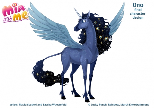 Мия и Я единорог Оно, концепт арт