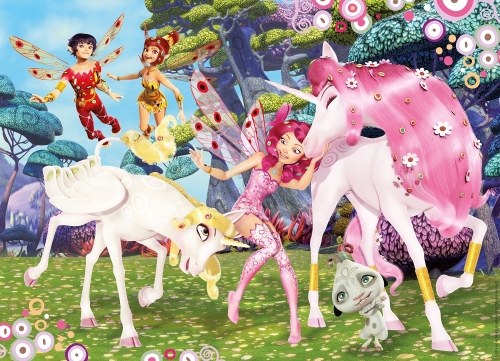 Лирия, Ончао, Юко, Мо, Миа и Падл