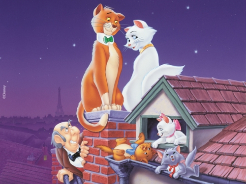 Коты Аристократы, вся семья вместе