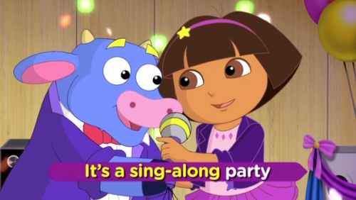 Даша и Борька поют