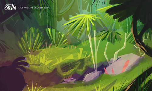 Angry Birds Stella Золотой Остров - главное место действия