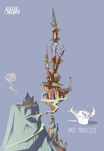 Angry Birds Stella замок злой королевы