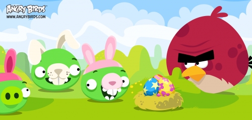 Angry Birds пасхальная картинка