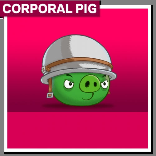 Angry Birds Свинья капрал