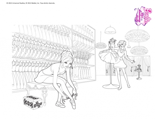 Балерина Барби покупает новые пуанты