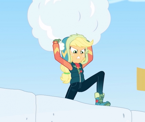 Гигантский снежок Эпплджек