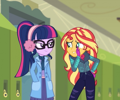 Сансет Шиммер говорит Твайлайт спасибо