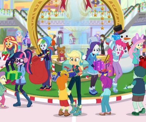Новый Год и Девочки из Эквестрии