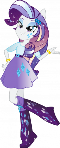 Радужная Рарити, Девушки Эквестрии