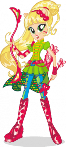 Equestria Girls Friendship Games Эпплджек с луком