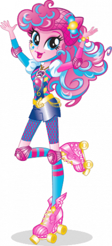 Equestria Girls Friendship Games Пинки Пай на роликах