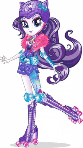 Equestria Girls Friendship Games Рарити на роликах