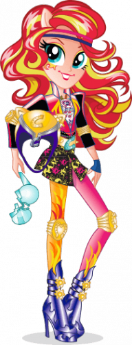 Equestria Girls Friendship Games Сансет Шиммер мотокросс