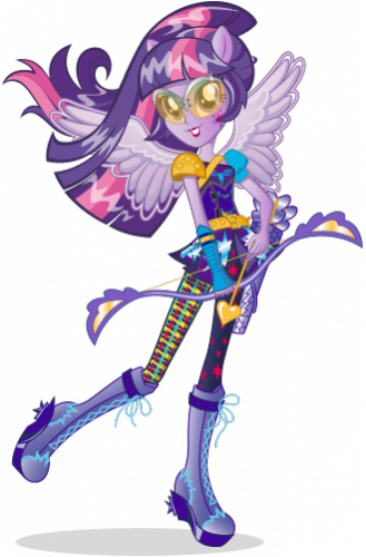 Equestria Girls Friendship Games Твайлайт Спаркл с луком