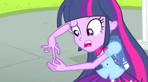 Девушки Эквестрии, Искорка в мире людей