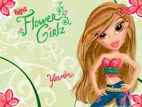 Братц Жасмин цветочный вариант