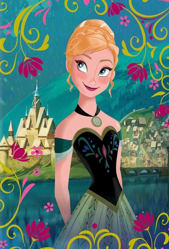 Холодное Сердце принцесса Анна в 2D