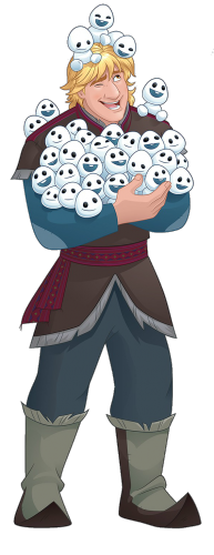 Новая картинка Кристоффа и мини снеговичков