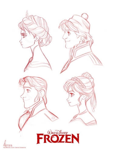 Холодное Сердце профили главных героев