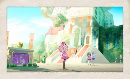 Купидон возле школы Ever After High