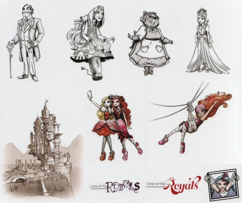 Ever After High школа - учителя и ученики