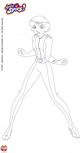 Раскраски Тотали Спайс, Алекс