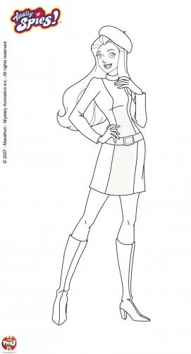 Саманта Симпсон в берете