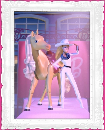 Барби в ковбойском наряде