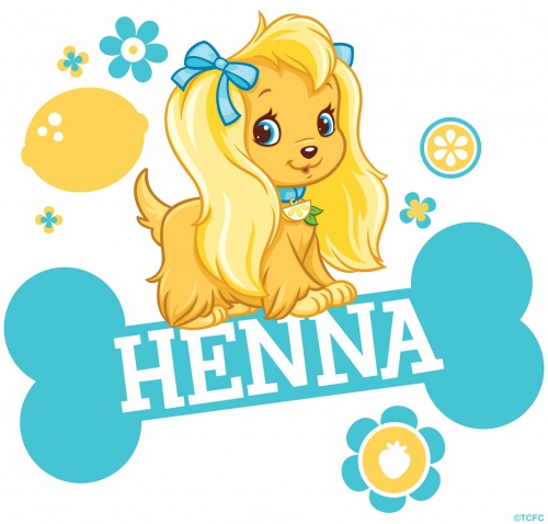 Щенок Лимоны Хенна