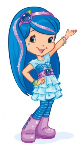 Черничка в красивом платье