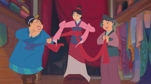 Мулан наряжают перед интервью со свахой