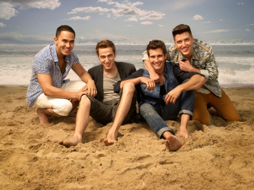 Big Time Rush на пляже