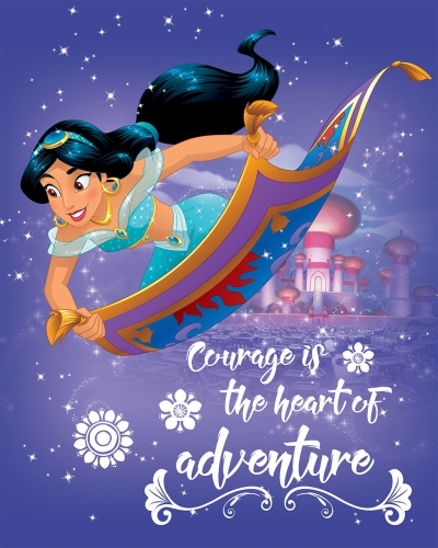 Принцесса Жасмин на ковре самолете