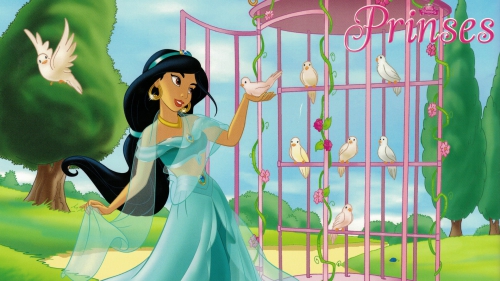 Жасмин выпускает птиц